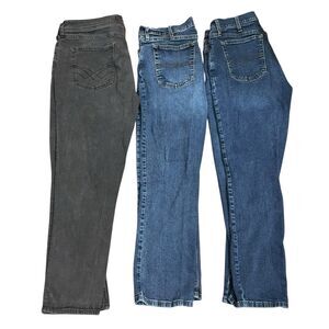 Lot 3 Member's Mark Men's Relaxed Fit Jeans Denim Seven 7 Size 38x28 38x29